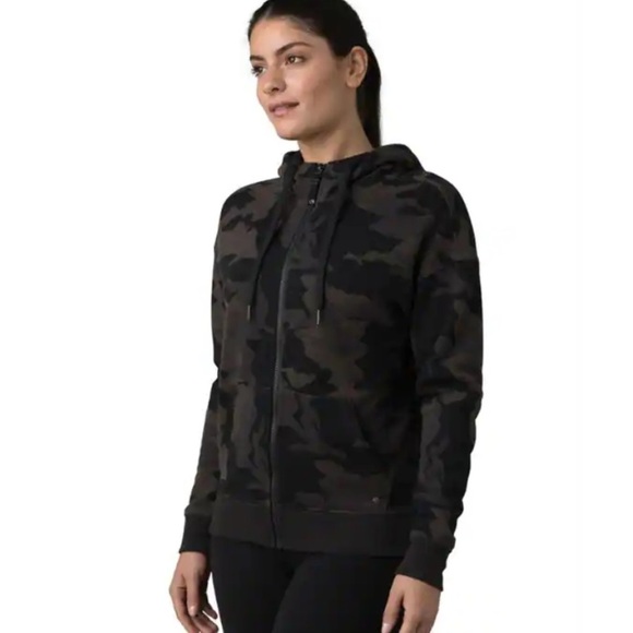 Prana Tops - Prana camo zip up hoodie